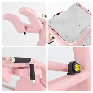 女性用スチール製ハックスクワットマシン 脚と股関節の筋肉トレーナー ヒップブリッジフィットネス機器 - Product Image 3