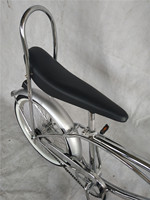 Sepeda Lowrider 20 Inch Rangka Krom Garpu Springer Jok Banana Stang Tinggi Cruiser Chopper Retro Klasik Low Rider