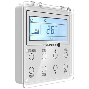 Panel de Control de Aire Acondicionado Central Fdun, Cubierta Protectora de Acrílico de 86 mm con Pantalla y Botones para Sala de Estar y Dormitorio - Product Image 1