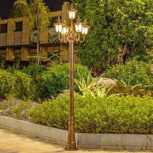 Iluminación para Caminos de Jardín, Lámparas Solares para Postes de Jardín, Fuente de Luz LED con Alimentación CA para Patio - Product Image 6