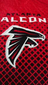 Özel Atlanta Falcons Battaniyesi Kare Baskılı Flanel Bebek Battaniyesi Öğle Arası Kanepe Yatak Örtüsü Futbol 32 Takım - Product Image 3