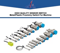 Sakelar Buluh Magnetik 12V 24V, Sensor Aula Sakelar Kedekatan Tiga Kawat Tipe Flush