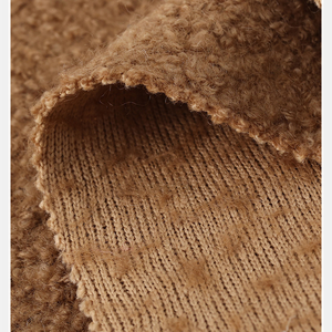 520gsm Nặng Thân Thiện Với Môi Tweed Kết Cấu Một Mặt Vải 40% Len 60% Polyester Dệt Kim Mùa Thu/Áo Khoác Mùa Đông/Áo Khoác Bé Trai - Product Image 3