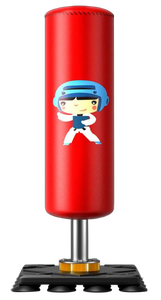 KDST Ensemble <span class=keywords><strong>de</strong></span> sacs <span class=keywords><strong>de</strong></span> <span class=keywords><strong>frappe</strong></span> verticaux autoportants en PU avec cadre en acier 13-15KG pour Enfants (Boxe et Taekwondo) – Utilisation à domicile, Gants inclus - Product Image 2