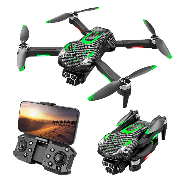 Obstacle Avoidance Drone 4k With Camera 20 Minutes Flight Fpv Helicopter Remote Control Foldable Mini S17 Drone