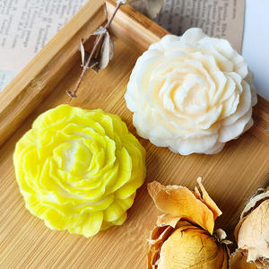 Moule en silicone moderne fait main 2026 pour savon et bougie, qualité alimentaire, petit, jetable, écologique, outil de pâtisserie pour fondant, DIY Rose - Product Image 5