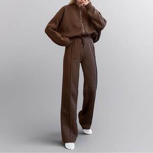 Set Due Pezzi da <span class=keywords><strong>Donna</strong></span> Alxin Personalizzato, Stile Moda, Tinta Unita, Casual, Ampio, Sportivo, con Felpa con Cappuccio - Product Image 2