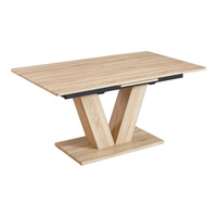 Table à manger extensible en bois pour la maison, mobilier de salle à manger en bois extensible, vente en gros de tables à manger