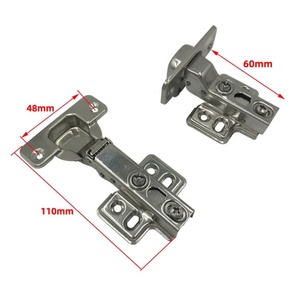 35mm Steel Cup Hydraulic Hinge for <b>Thin</b> Door Soft Closing Damper <b>Cabinet</b> Hinge for Home Office Bedroom School Hospital - Product Image 2