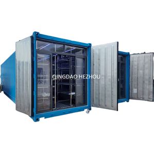 Contenedor de Cultivo de Hongos Shiitake y Matsutake <span class=keywords><strong>HM</strong></span>-40FT de Hezhou, Impulsado por Energía Solar, con Sistema de Aire Fresco y Control PLC - Product Image 4