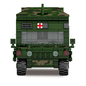 Maqueta de Vehículo Médico Verde de Bloques de Construcción Militares Chinos Masterpiece M23003A para Niños - Product Image 4