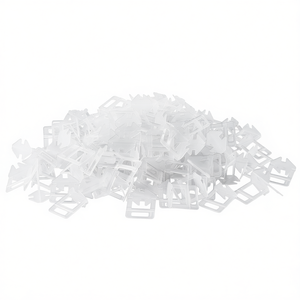 Système de nivellement de carreaux en céramique, entretoises de 1,5 mm (1/16 pouce) pour l'installation de pierres, kit d'outils pour carrelage mural et de sol - Product Image 1