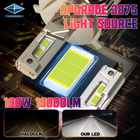 OEM 190W NL 19000Lm 9007 9005 HB3 H7 LED coche luz lámpara Canbus Luces Focos 12V 360 Auto bombilla H11 H4 Led faro 6500K nuevo
