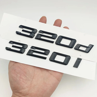 Lettres et chiffres chromés personnalisés pour voiture - Emblème 3D auto-adhésif imperméable pour la personnalisation des véhicules