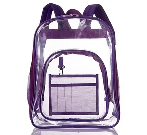 Mochila Casual de PVC Transparente Multicapa, Gran Capacidad, con Diseñ<span class=keywords><strong>o</strong></span> Atractivo para Hombre <span class=keywords><strong>o</strong></span> Mujer - Precio de Fábrica - Product Image 3