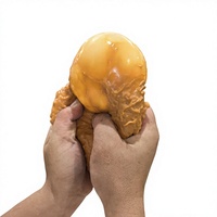 Jouet Squishy Poulet Frit, Nouveauté 2026, Meilleure Vente, Très Grand, Réaliste, en TPR, à Remontée Lente, Anti-Stress Sensoriel
