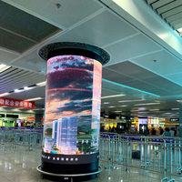 Pantalla de visualización flexible suave del módulo LED de la alta flexibilidad P1.8 para los centros comerciales interiores y los subterráneos Proveedor del OEM