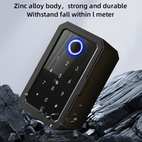 Ttlock Tuya boîtes de rangement de clés intelligentes Code d'empreinte digitale boîte de verrouillage entrée coffre-fort boîte à clés boîte de verrouillage pour maison appartement