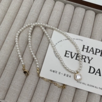 Élégant Nouveau Bijoux de Mode Zircon Élégant Collier de Perles avec Pendentif Accessoire de Mode
