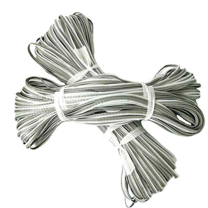 Tuyauterie colorée de matériel réfléchissant cousu de polyester de haute qualité de vente chaude pour la bande de tuyauterie de haute visibilité de vêtements - Product Image 2