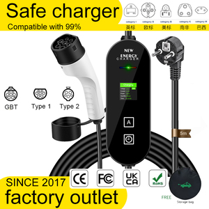 เครื่องชาร์จรถยนต์ไฟฟ้าแบบพกพา ชนิดที่ 2 3.5kW 7kW 11kW IEC 62196 พร้อมปลั๊ก <span class=keywords><strong>Schuko</strong></span> ปรับกระแสได้ 4 ระดับ หน้าจอ LCD แสดงผล พร้อมสายเคเบิลยาว 5 เมตร มาตรฐาน CE - Product Image 4