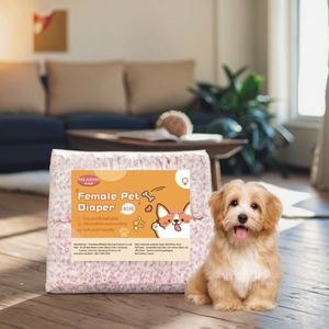 ผ้าอ้อมสัตว์เลี้ยงแบบตาข่าย ระบายอากาศ ซึมซับดีเยี่ยม ใช้ได้ทุกฤดู |   ผ้าฝ้ายแห้งสบาย สดชื่นในฤดูร้อน สบายตลอดเวลา - Product Image 1