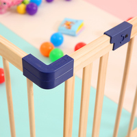Parc de jeu intérieur réglable pour tout-petits avec barrière de sécurité et portillon verrouillable – Centre d'activités