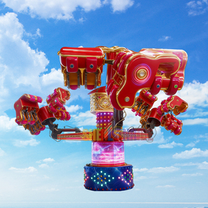 เครื่องเล่นสนุกในร่ม/กลางแจ้ง SHENLONG SLES-A Energy Storm ทำจากไฟเบอร์กลาสและโลหะ รับน้ำหนักได้ 500 กก. รองรับผู้โดยสาร 24/32/36 คนต่อรอบ - Product Image 1