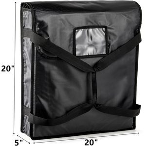 Venta al por mayor de fábrica, bolsa de entrega de pizza aislada grande personalizada, mochila de entrega, bolsa de entrega de alimentos para motocicleta - Product Image 3