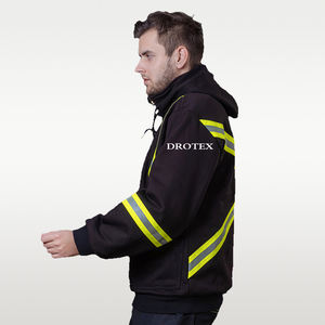 도매 조선소 난연성 정전기 방지 작업복 안전 반사 후드티 남성용 - Product Image 6