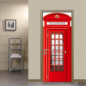 DIY Environmentally Material Cheap Waterproof Easy Peel Self-Adhesive 3D Door <strong>Sticker</strong> With High Quality - Product Image 6