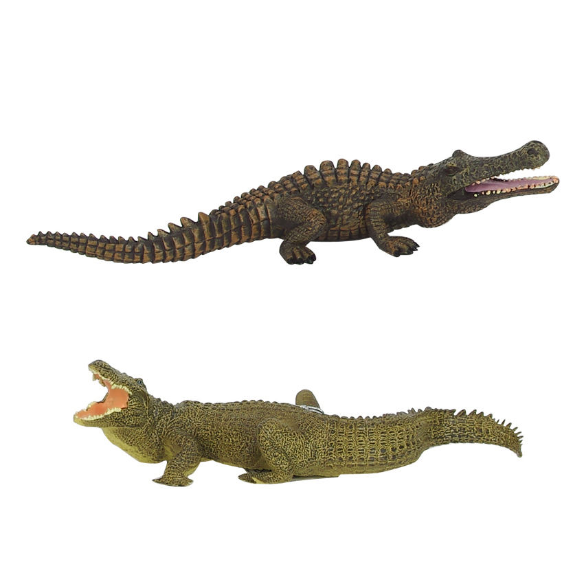Wholesale Africa Solid Plastic Wild Animal Crocodile Model Toy