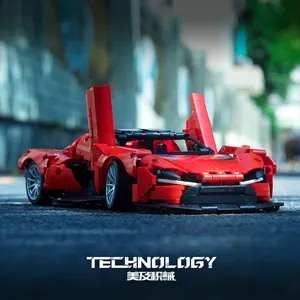 8610 MJI Luxury Technic Speed Super Racing assemblaggio 1:14 giocattolo fai da te modello mattoni assemblaggio Building Block Toy Car juguetes
