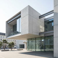 Panneau sandwich isolant en EPS XPS de 50 mm à 300 mm avec âme en fibre-ciment pour revêtement mural extérieur moderne, toiture et maison préfabriquée - Ignifuge