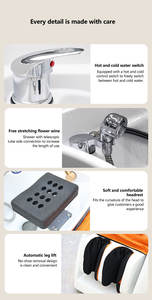 เก้าอี้นวดสปาบรรเทาความเมื่อยล้าแชมพูสระผมสระผมอุปกรณ์สปานวดแชมพูเตียง - Product Image 6