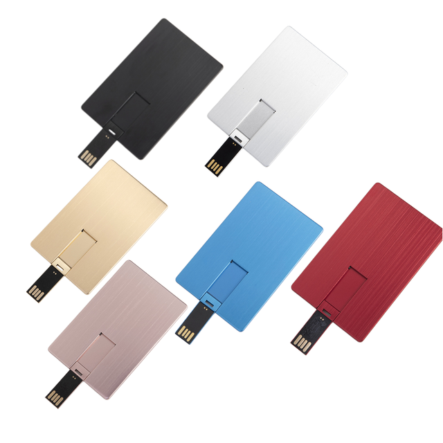 X616 Custom Logo Credit Card Usb Flash Drive 2.0 Usb Flash Drives Promotional Gifts 2.0 128gb 64gb Wholesale Memory Card Usb Key