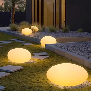 Lampe solaire de <span class=keywords><strong>galet</strong></span> de lampe de paysage de jardin extérieur d'IP65 LED pour l'éclairage de pelouse et de cour de maison - Product Image 4