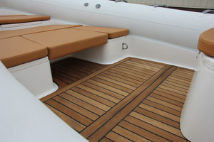 24-25ft Philippines Orca hypalon sâu V cứng nhắc sợi thủy tinh sườn Thuyền bơm hơi 760 với bảng điều khiển trung tâm - Product Image 3