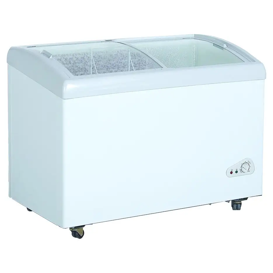 Snowsea BD-158 CE CB Single Door Fridges deep chest eleic freeze with lo LED Lig Single temperature gas mini freezer