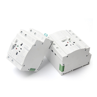 FZRH 63A 220V 2P Commutateur de transfert automatique monophasé sur rail DIN 10kA, interrupteur de transfert intelligent pour usage domestique