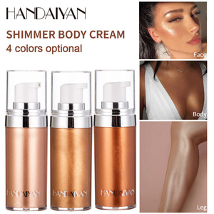 Iluminador Corporal en Aerosol Líquido Mineral a Prueba de Agua Handaiyan, Color Oro Rosa Brillante, <span class=keywords><strong>Bronceador</strong></span> de Larga Duración, Brillo Intenso, Multiusos - Product Image 3