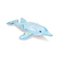INTEX 58535 jouet de flotteur pour enfants avec 2 poignées robustes jouets de requin gonflables flotteur de piscine