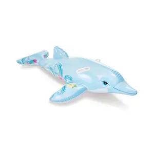 INTEX 58535 aufsitzbares Kinder-Schwimmer-Spielzeug mit 2 schweren Griffen aufblasbares Hai-Spielzeug Schwimmerbecken - Product Image 2