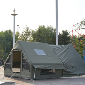 4 sezon şişme hava çadırı açık kamp soba <span class=keywords><strong>Jack</strong></span> AC kanal portu ile özel alan su geçirmez kumaş - Product Image 2