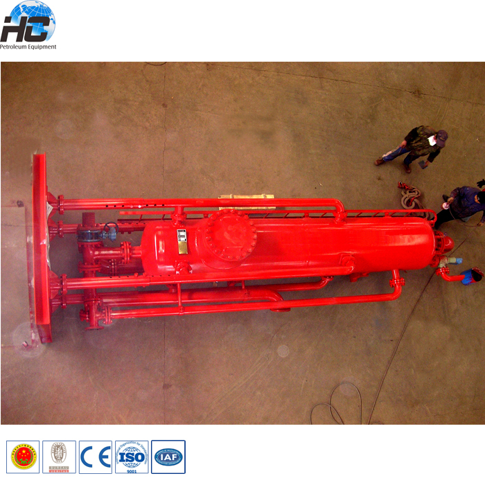 Puits de forage H2S buster de gaz/séparateur de gaz de boue/pauvre garçon dégazeur