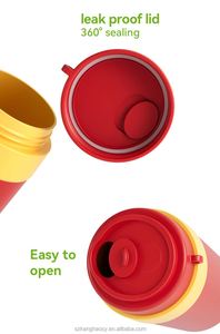 Vaso Térmico de Doble Pared con Aislamiento al Vacío, Libre de BPA, Botella de Viaje de Plástico a Prueba de Fugas, Artículos de Bebida Reutilizables Personalizados de Lujo - Product Image 2