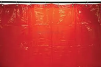 Kit Combiné de Rideaux de Soudure MIG/TIG Rouges de Haute Qualité, Écran de Soudure en Vinyle Transparent et Cadre en Acier