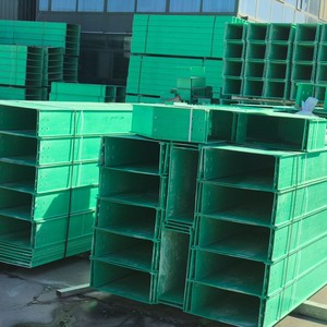 Hộp cáp định tuyến tốc độ cao sợi thủy tinh gia cố nhựa (FRP) khay Cáp khay thang khay chống cháy - Product Image 1