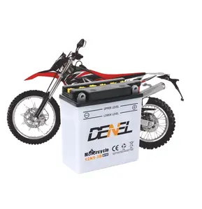 中国供应商批发低价DENEL 12v5ah摩托车电气系统bateria de moto 12n5-3b 6-mfq-5 yb5l-b摩托车