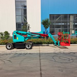 Nacelle élévatrice télescopique 16m 20m, plateforme de travail en hauteur, nacelle électrique remorquable pour l'élagage des arbres - Product Image 3